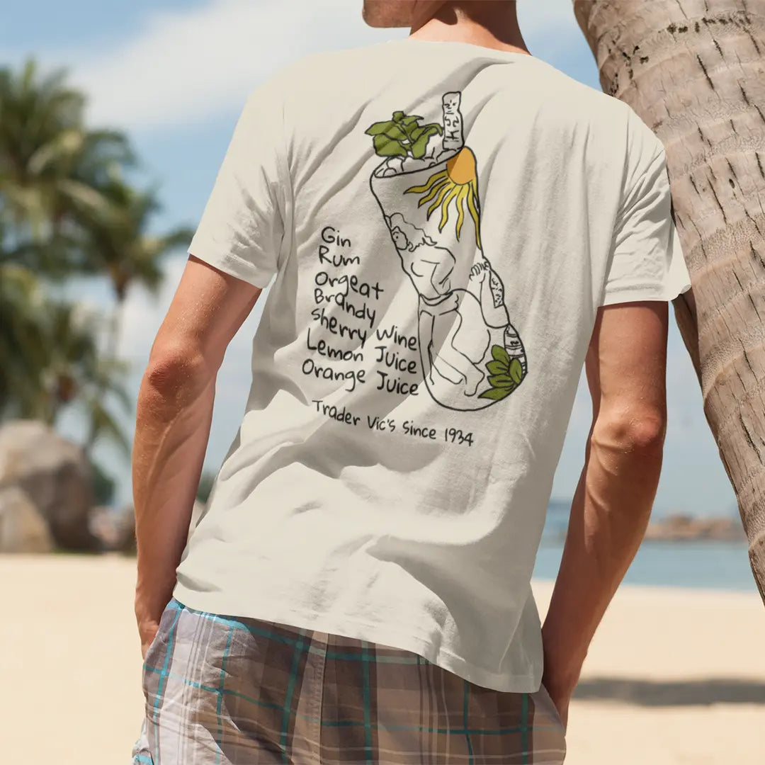 BARTENDER'S GUIDE SHIRT (FOG CUTTER) Trader Vic's