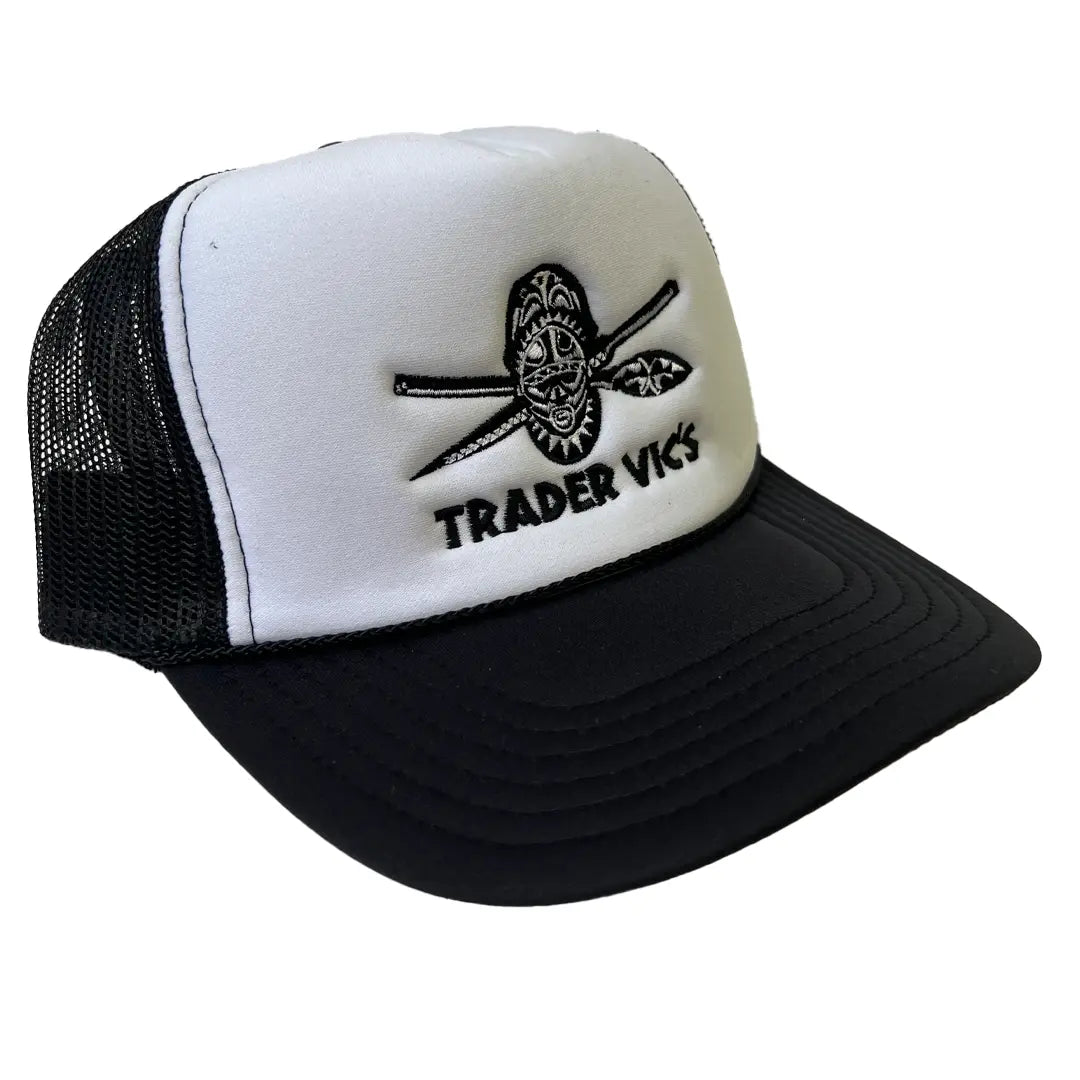 SHIELD AND OARS FOAM TRUCKER HAT (3 colors available) Trader Vic's