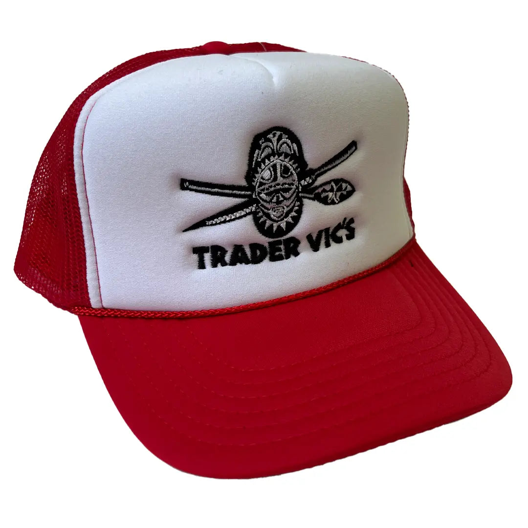 SHIELD AND OARS FOAM TRUCKER HAT (3 colors available) Trader Vic's
