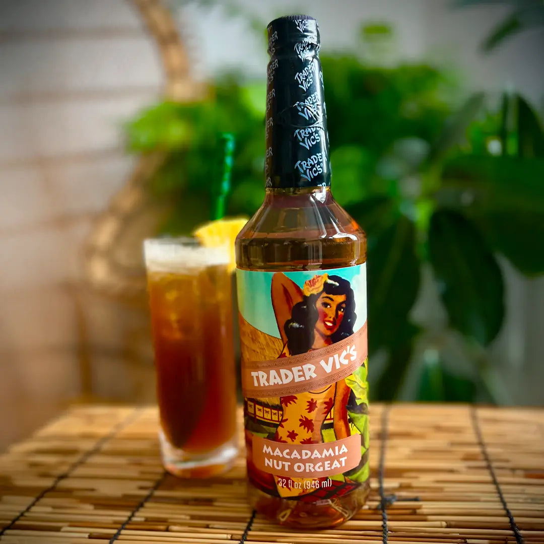 WHOLESALE TRADER VIC'S MACADAMIA NUT ORGEAT SYRUP (CASE OF 12) Trader Vic's