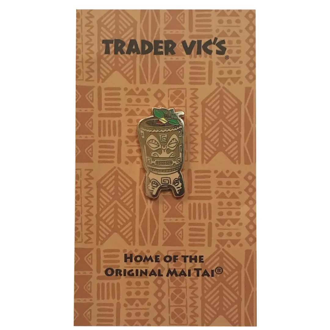 MARQUESAN DRUM PIN - Trader Vic's