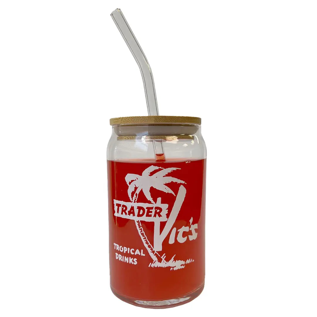 TROPICAL TUMBLER CAN (WITH LID AND STRAW) Trader Vic's