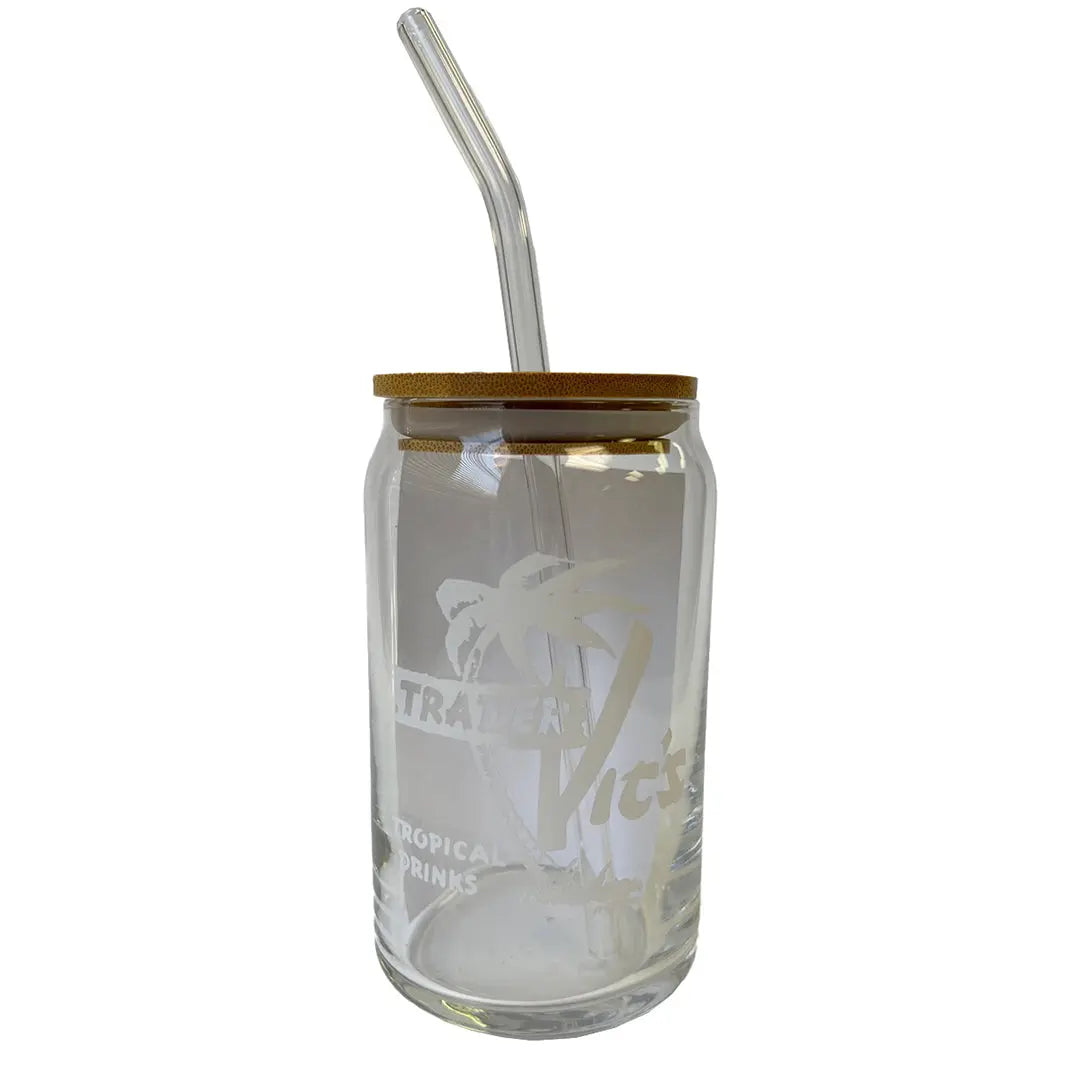 TROPICAL TUMBLER CAN (WITH LID AND STRAW) Trader Vic's