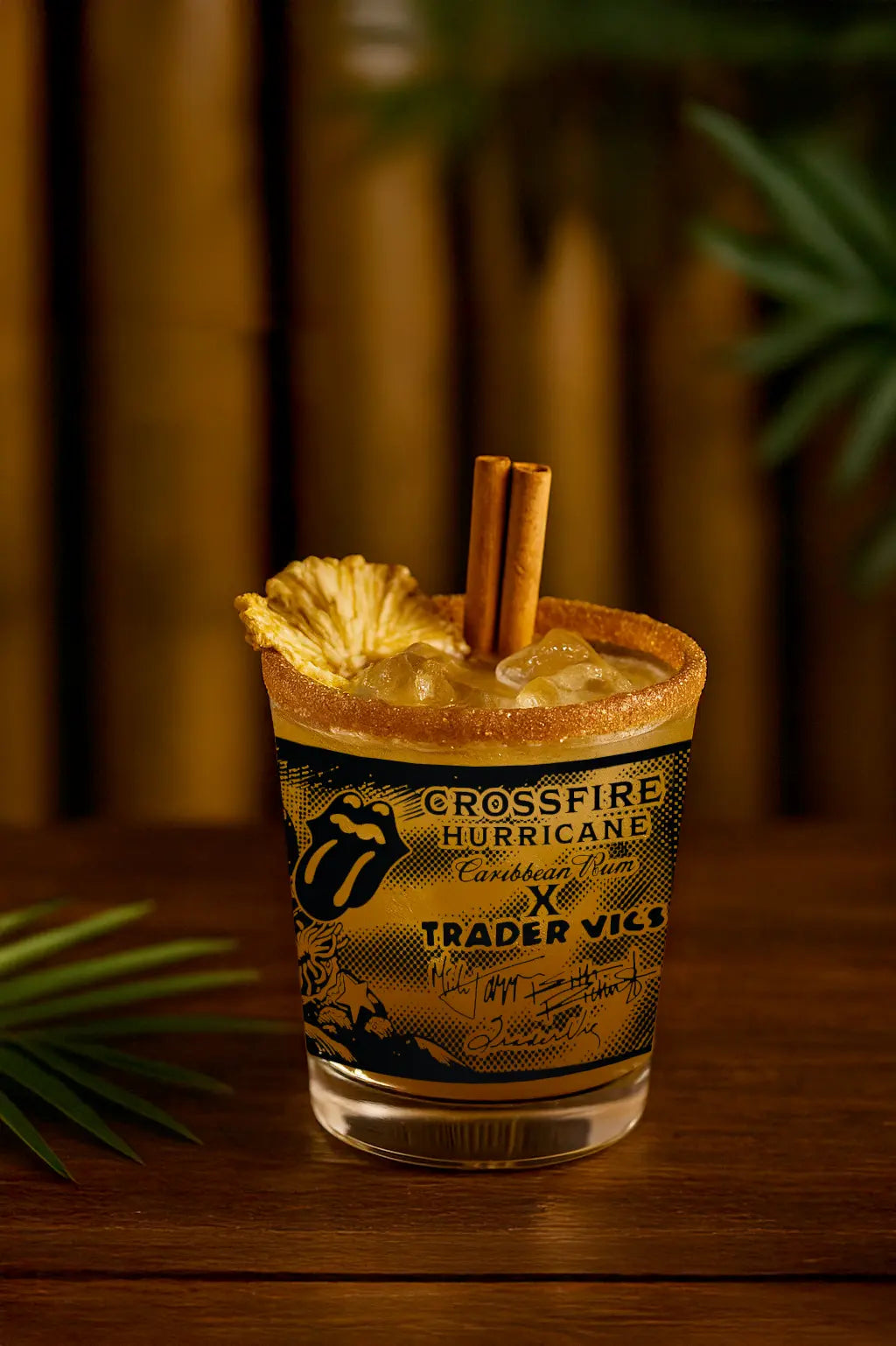 CROSSFIRE HURRICANE BY THE ROLLING STONES MAI TAI GLASS (2 COLORS AVAILABLE) Trader Vic's