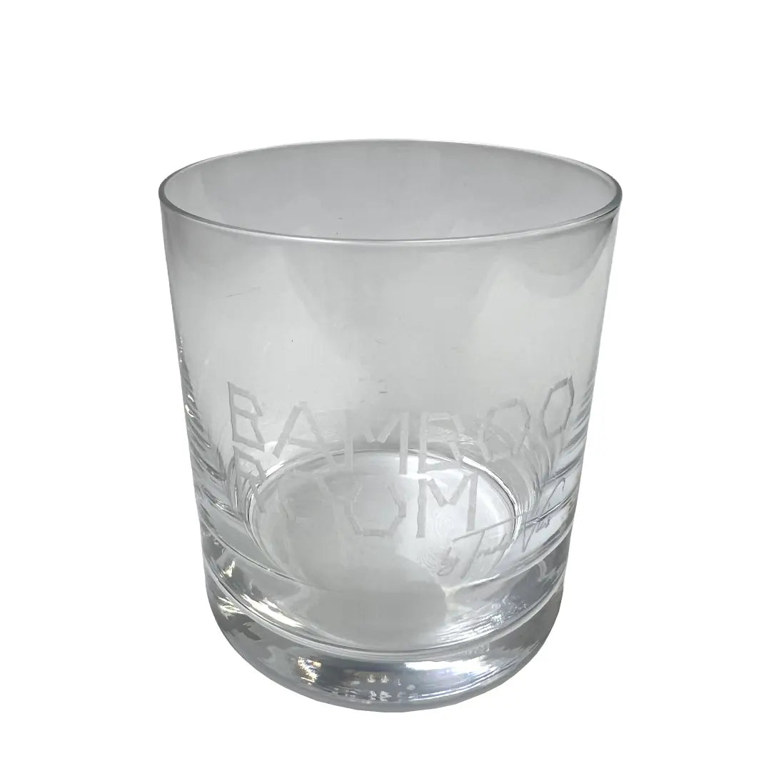 BAMBOO ROOM ETCHED ROCKS GLASS Trader Vic's