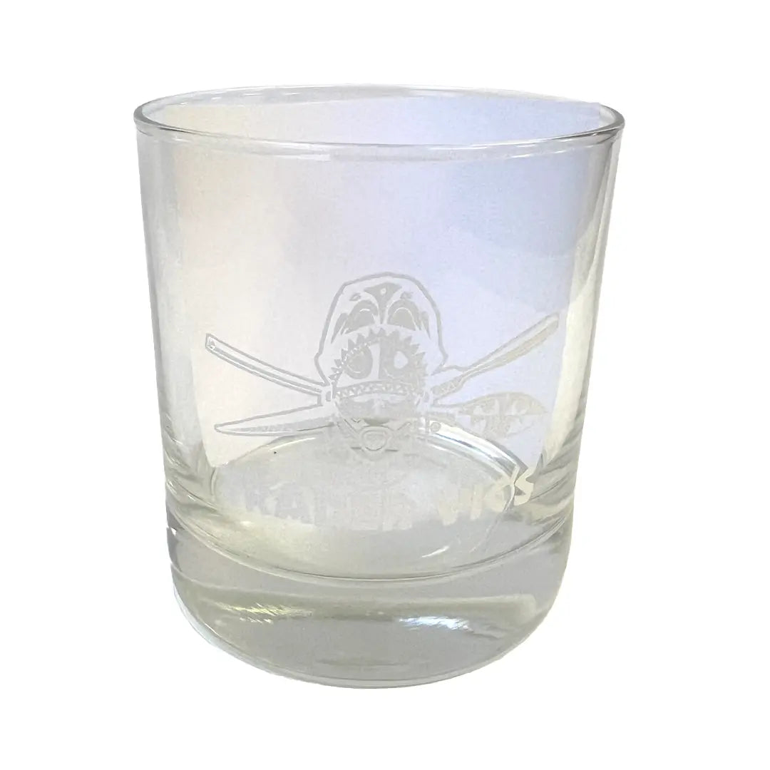 SHIELD AND OARS PRINTED ROCKS GLASS (WHOLESALE CASE OF 12) Trader Vic's