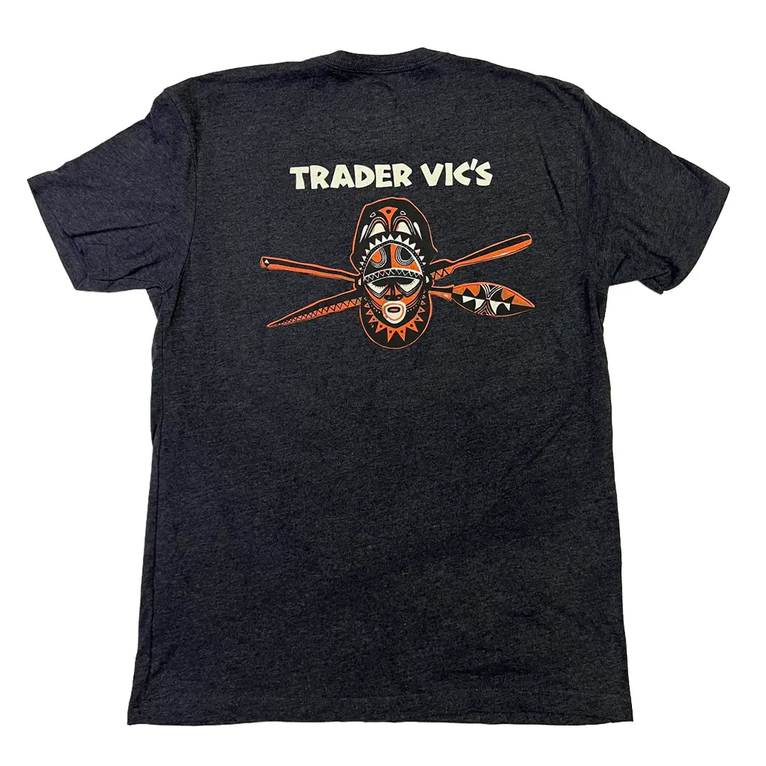 Charcoal shirt with shield and oars design