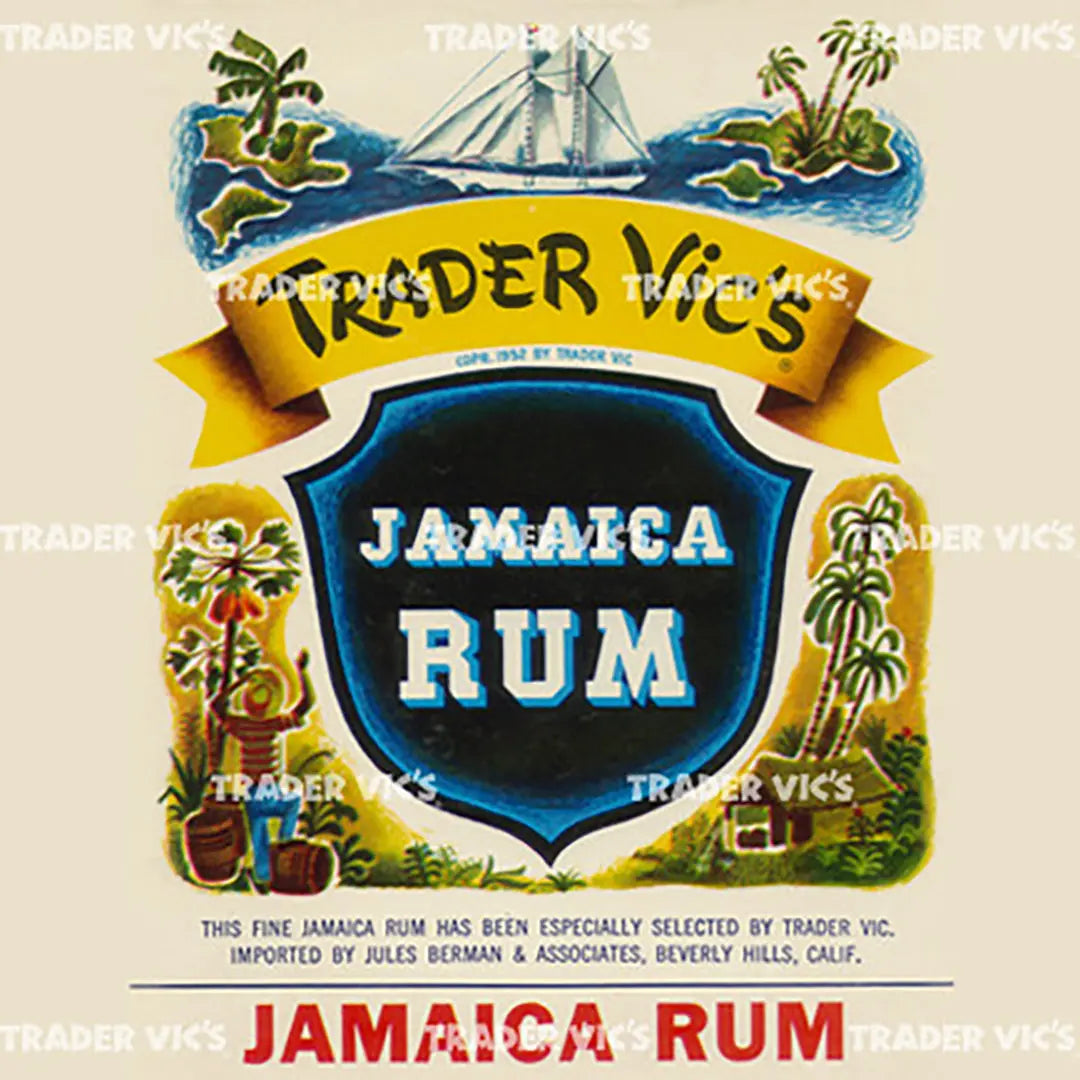 JAMAICA RUM LABEL PRINT - Trader Vic's
