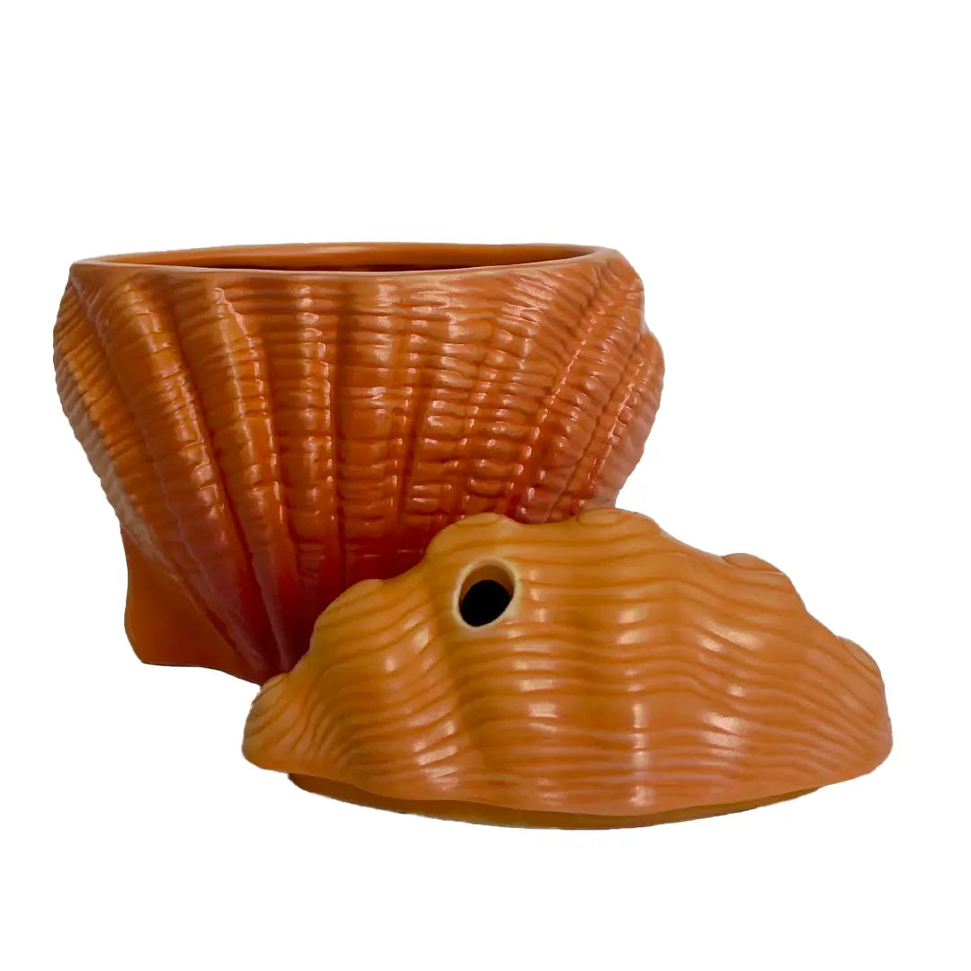 SHELL MUG WITH LID OFF