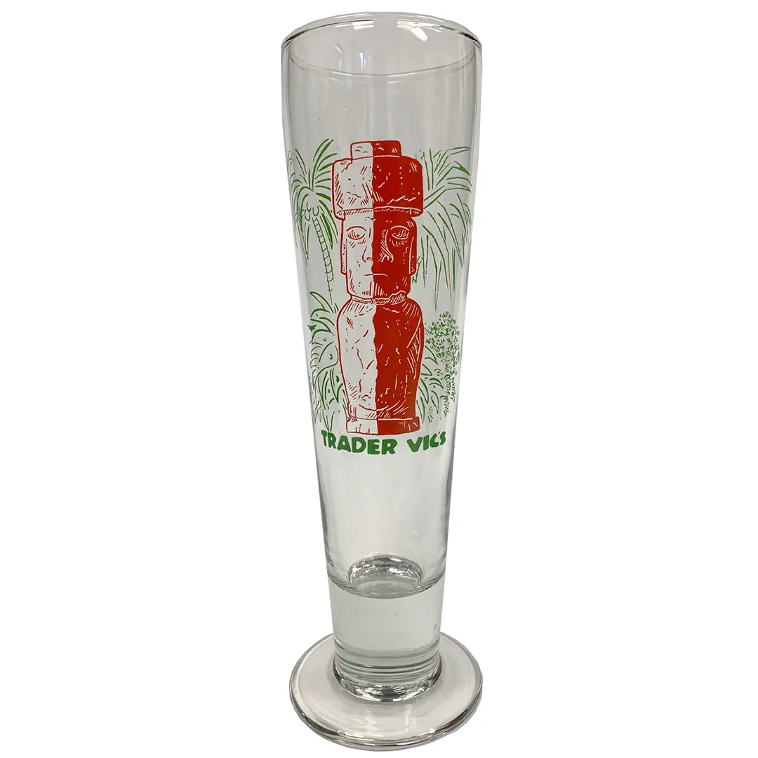 TIKI PILSNER GLASS Trader Vic's