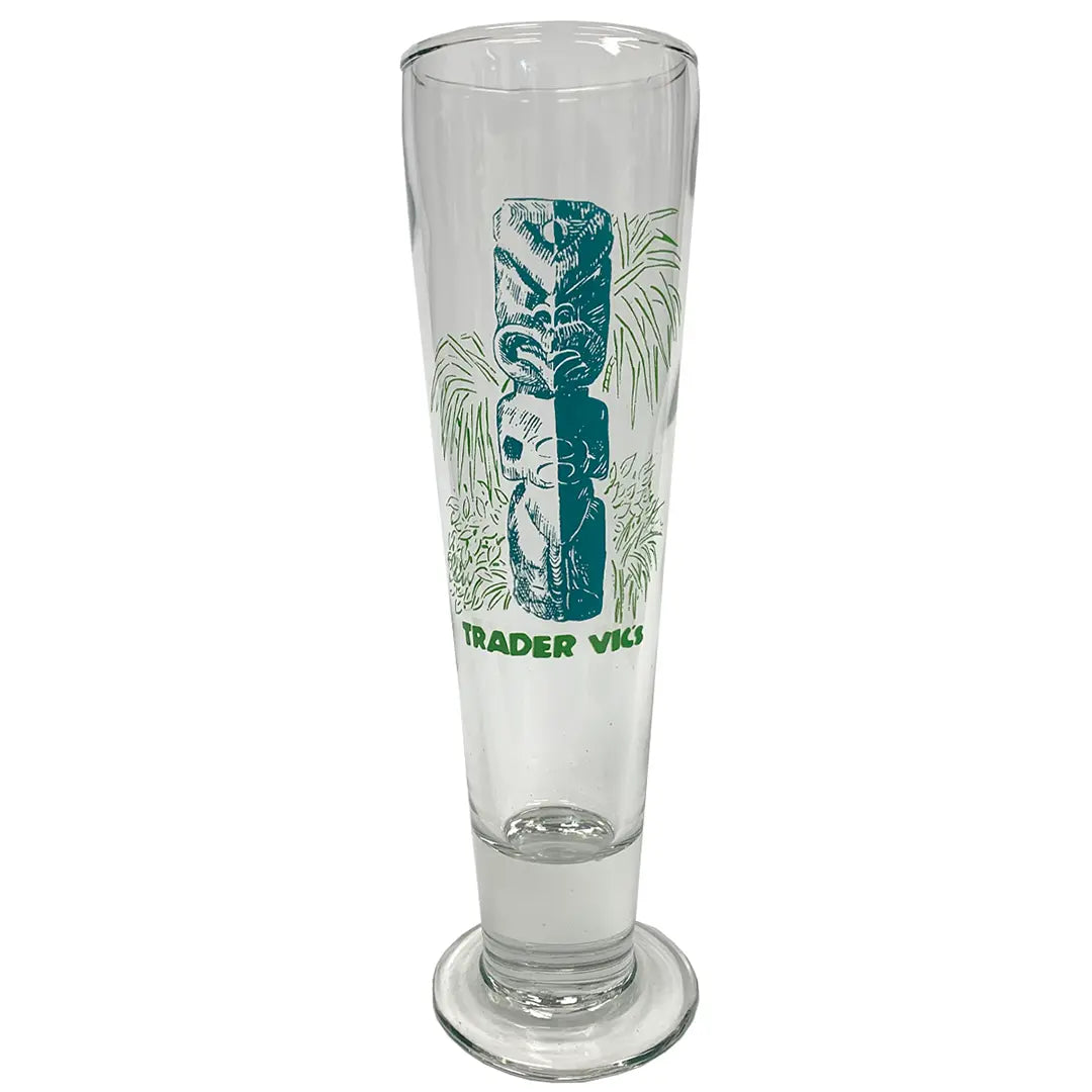 TIKI PILSNER GLASS Trader Vic's