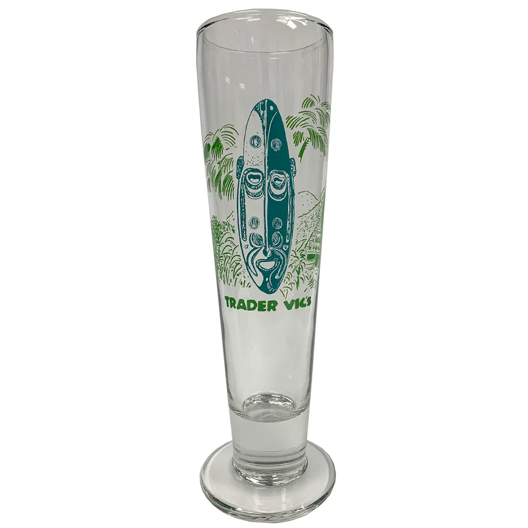 TIKI PILSNER GLASS Trader Vic's