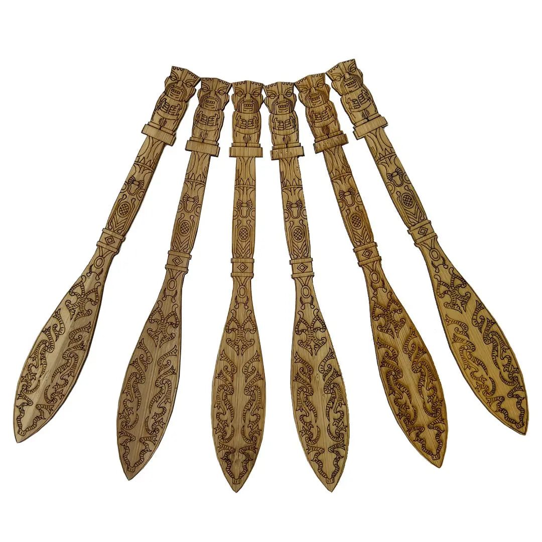 BAMBOO PADDLE STIRRER (6 PACK) Trader Vic's