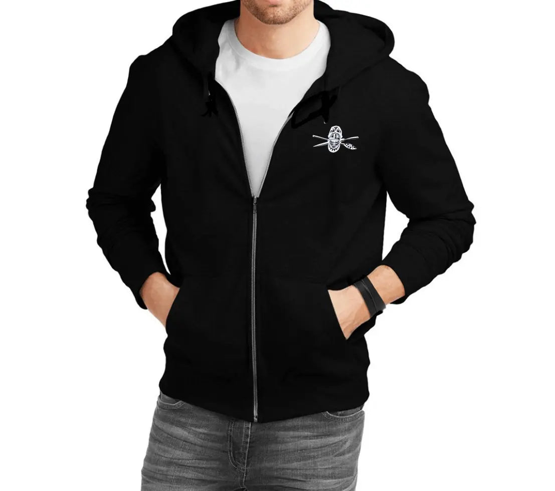 Shield and Oars Zip-up Hoodie - Trader Vic's