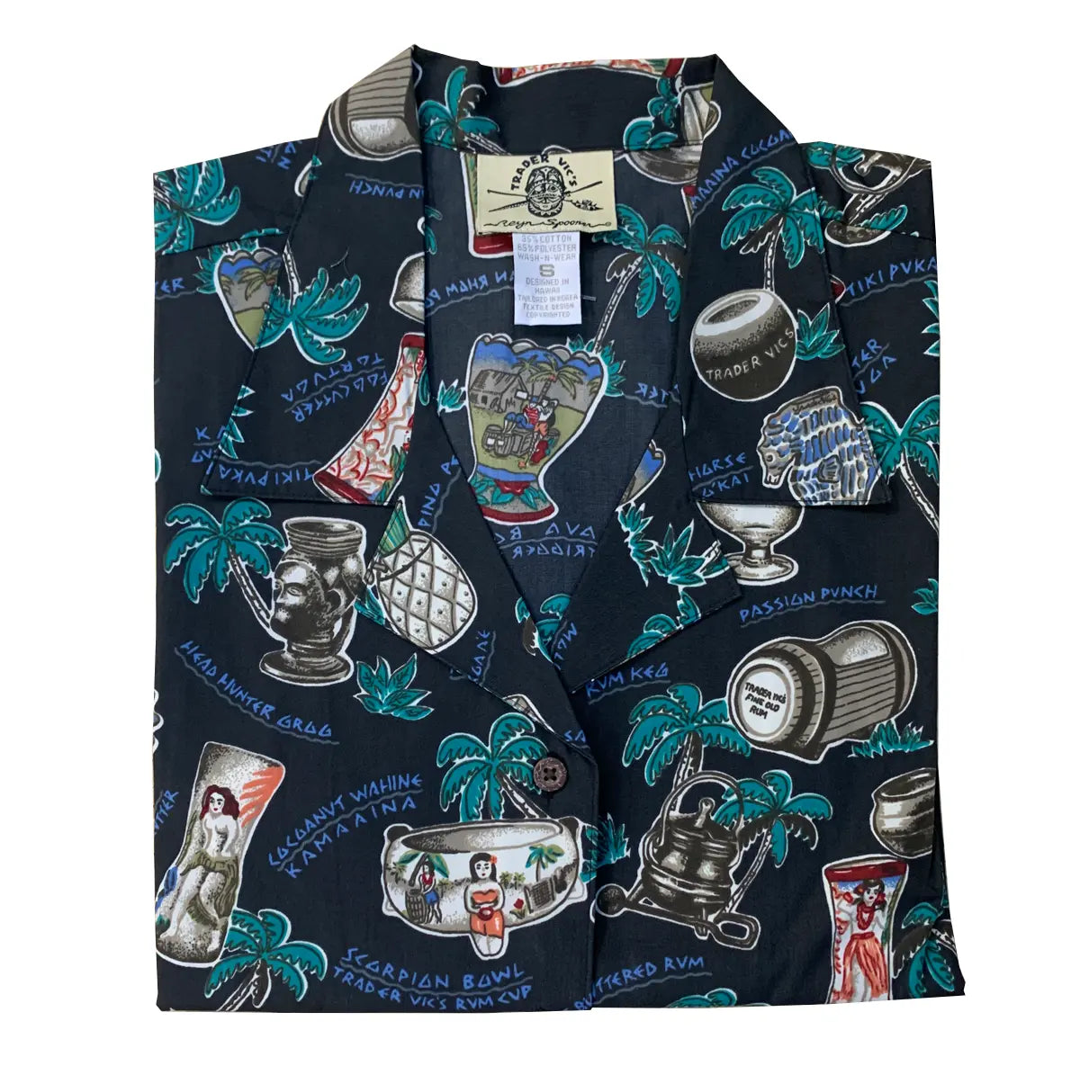 REYN SPOONER WOMENS VOODOO SHIRT - Trader Vic's