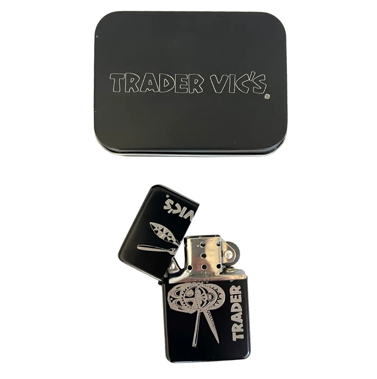 SHIELD AND OARS LIGHTER Trader Vic's