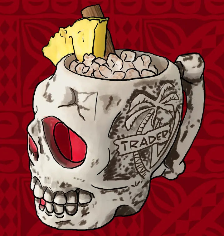 Reinterpretation of the Trader Vic’s Skull Mug