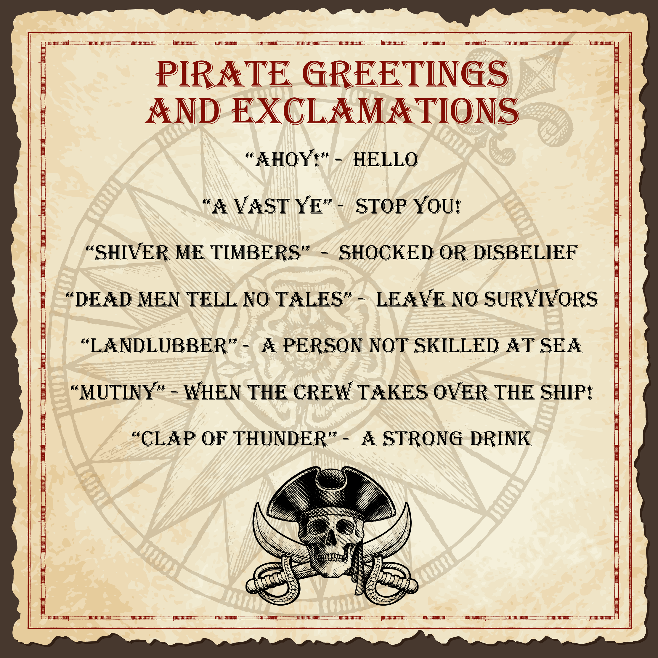 Talk Like a Pirate, Sip Like a Trader