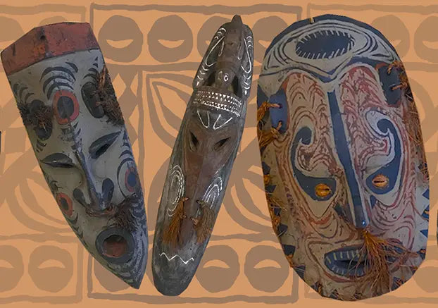 Papua-New-Guinea-Masks Trader Vic's