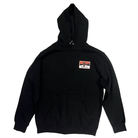 BLACK HOODIE WITH TRADER VIC'S DESIGN