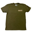 Olive shirt that says Trader Vic's